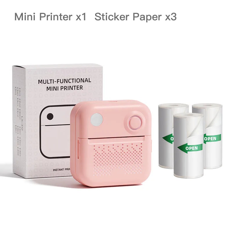 Mini imprimante thermique Bluetooth D3 – Sans encre