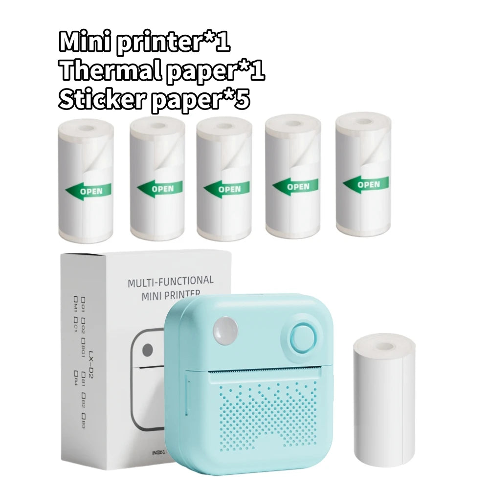 Mini imprimante thermique Bluetooth D3 – Sans encre