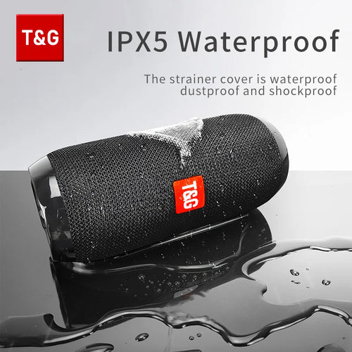 Enceinte Bluetooth Portable TG117 – Étanche, FM Radio, Support TF