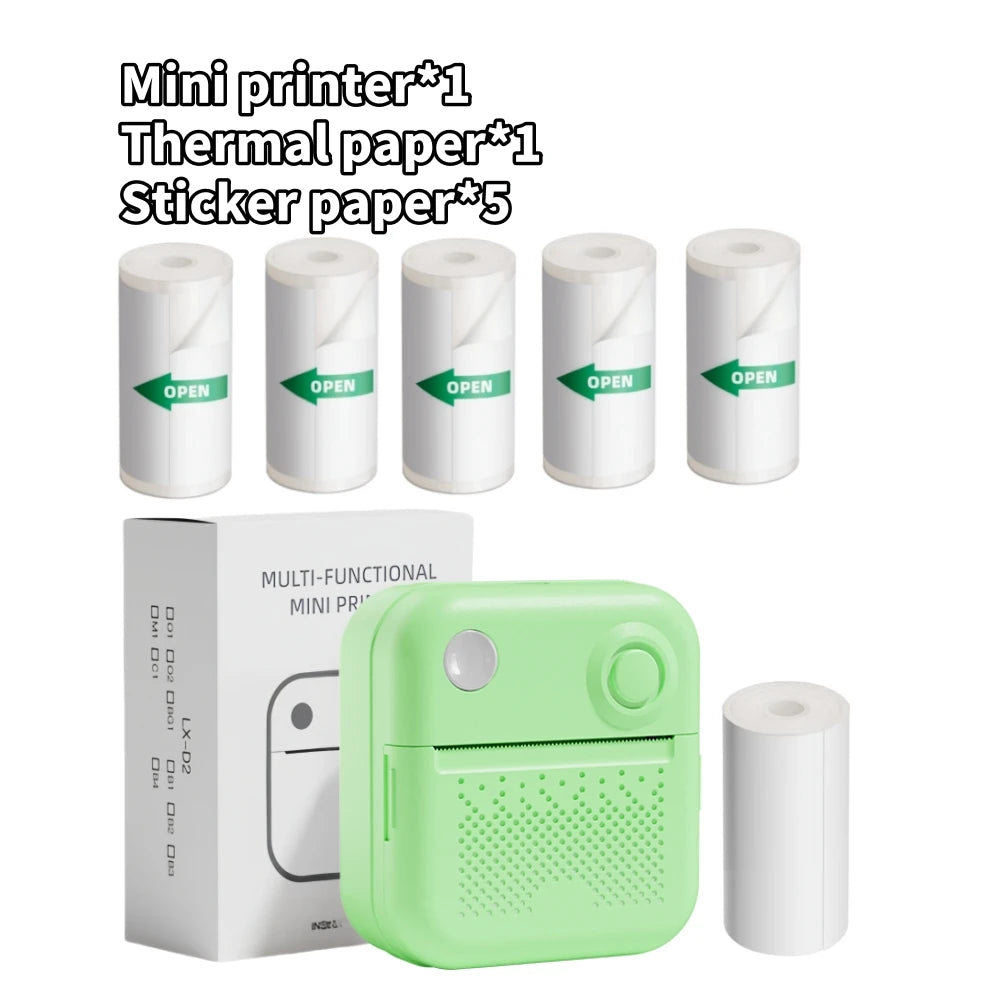 Mini imprimante thermique Bluetooth D3 – Sans encre