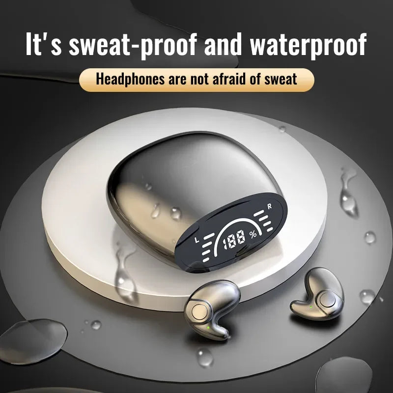 🎧 Écouteurs Bluetooth Invisibles 5.3 – Mini Casque Sans Fil Anti-Bruit
