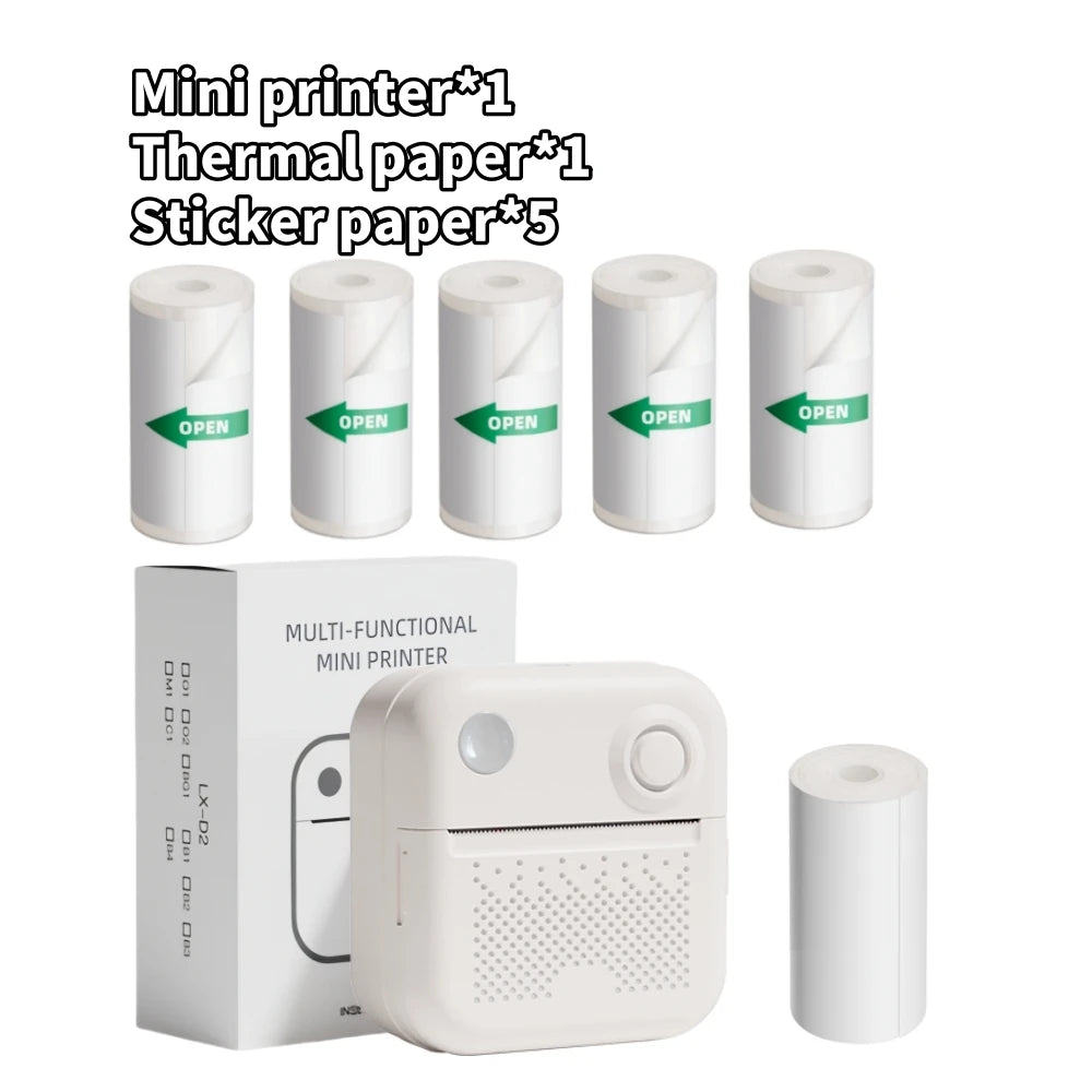 Mini imprimante thermique Bluetooth D3 – Sans encre