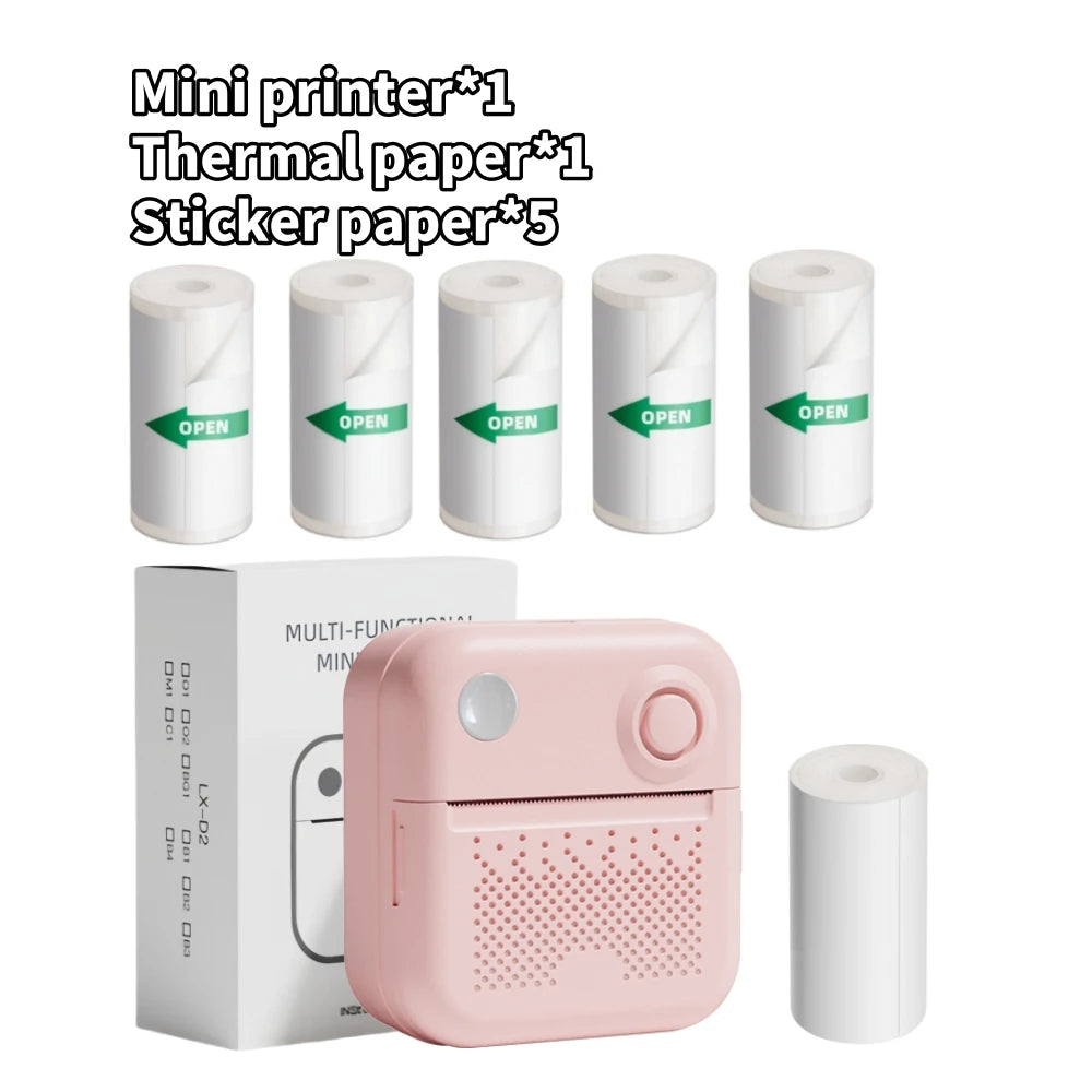 Mini imprimante thermique Bluetooth D3 – Sans encre