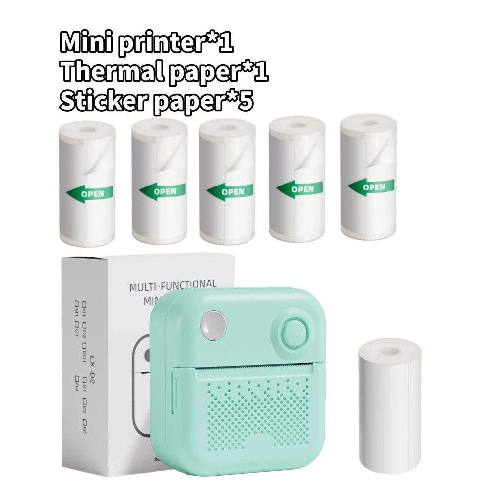 Mini imprimante thermique Bluetooth D3 – Sans encre